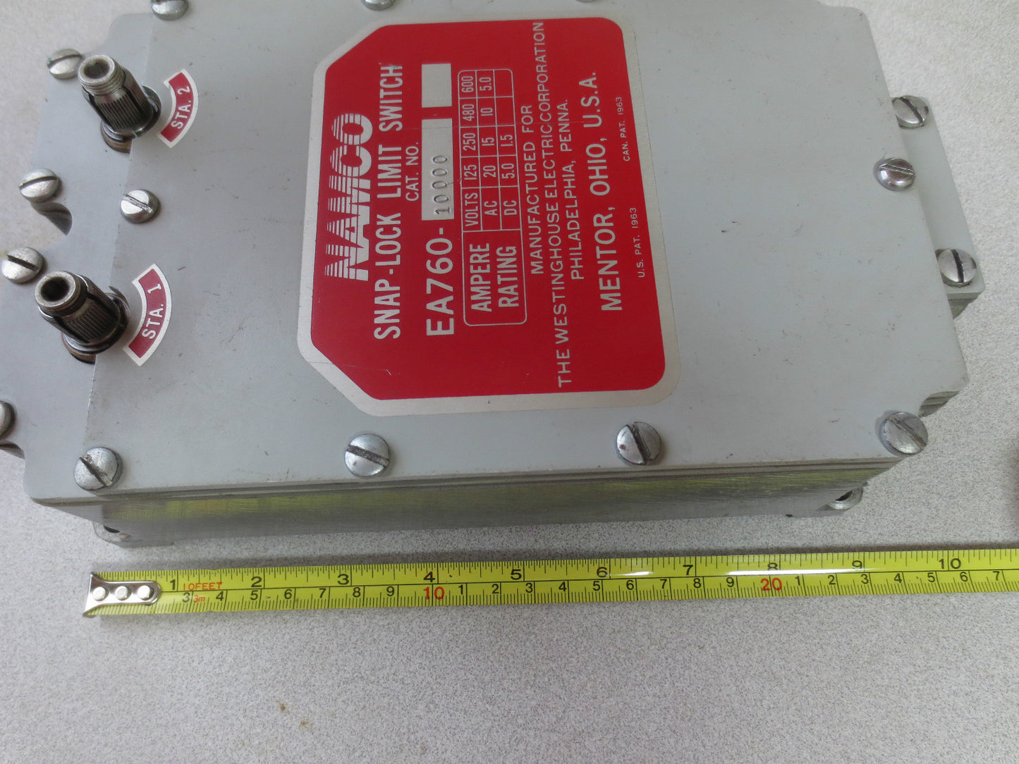 NAMCO EA760-10000 SNAP-LOCK LIMIT SWITCH - NEW SURPLUS