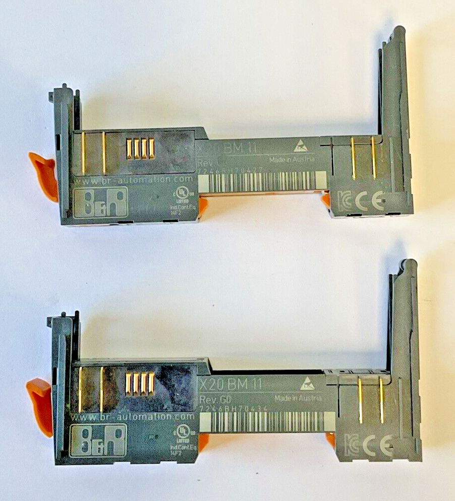 B&R AUTOMATION X20BM11 MODULE BASE REV.GO***LOTOF2***