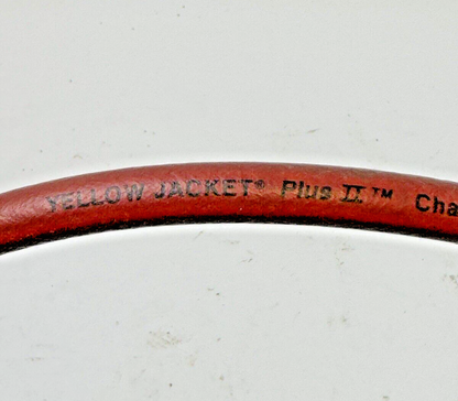YELLOW JACKET - PLUS II 72" 1/4" CHARGING HOSE - RED - 4000 PSI / 800 PSI