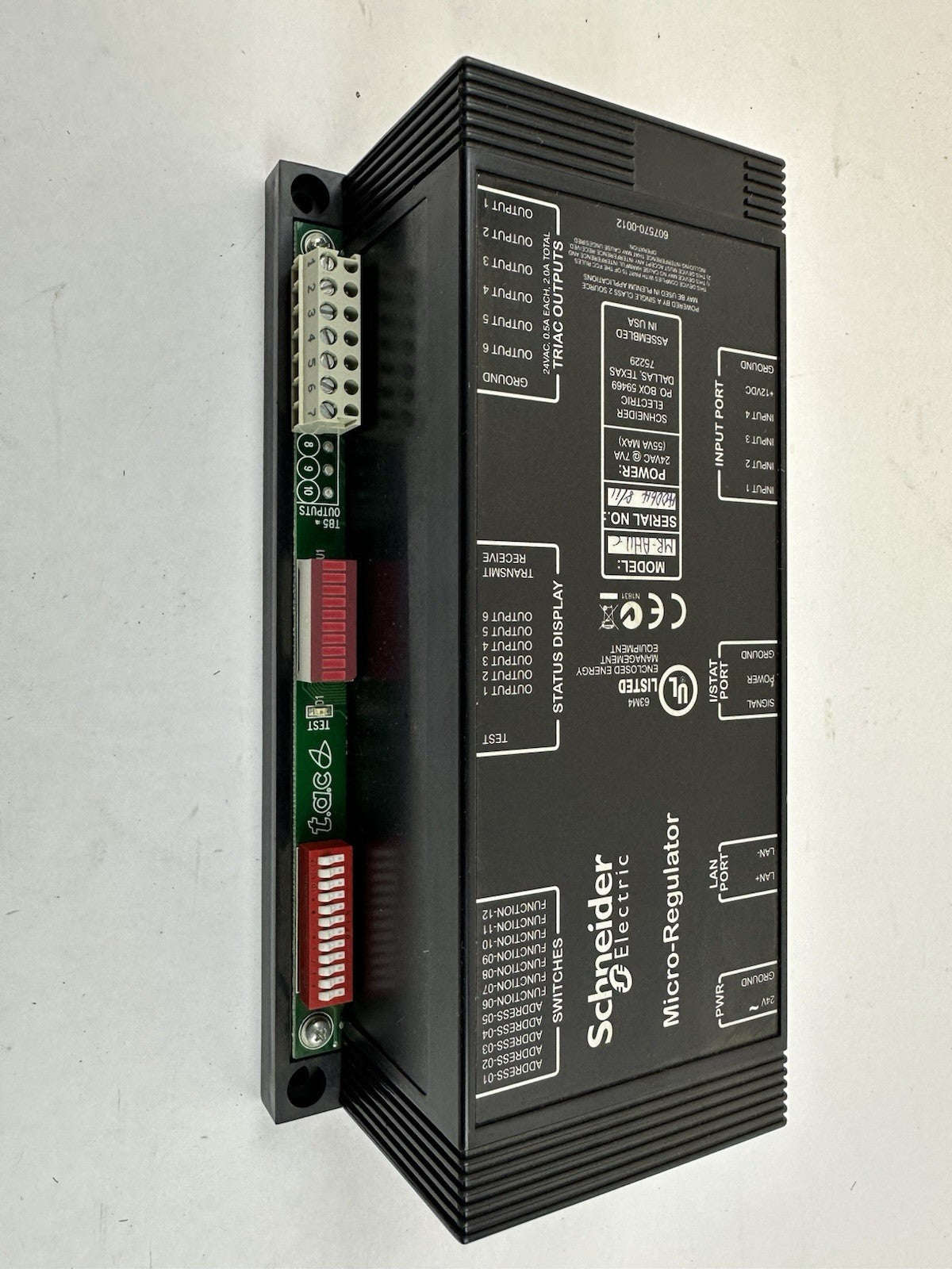 SCHNEIDER ELECTRIC MR-AHU-C MICRO-REGULATOR 330815-02