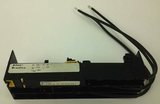 ALLEN BRADLEY 140-S225-L SER.C ,BUS BAR MODULE SNAP-ON 25A, 750V, 8KV, 140-S225L