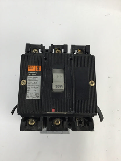 MERLIN GERIN COMPACT CE 104N 38013 90AMP***MISSING LUG***