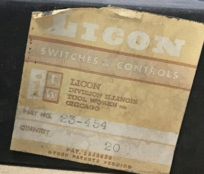 LICON SWITCH COMPONENTS  6536  23-454 ***LOTOF20***