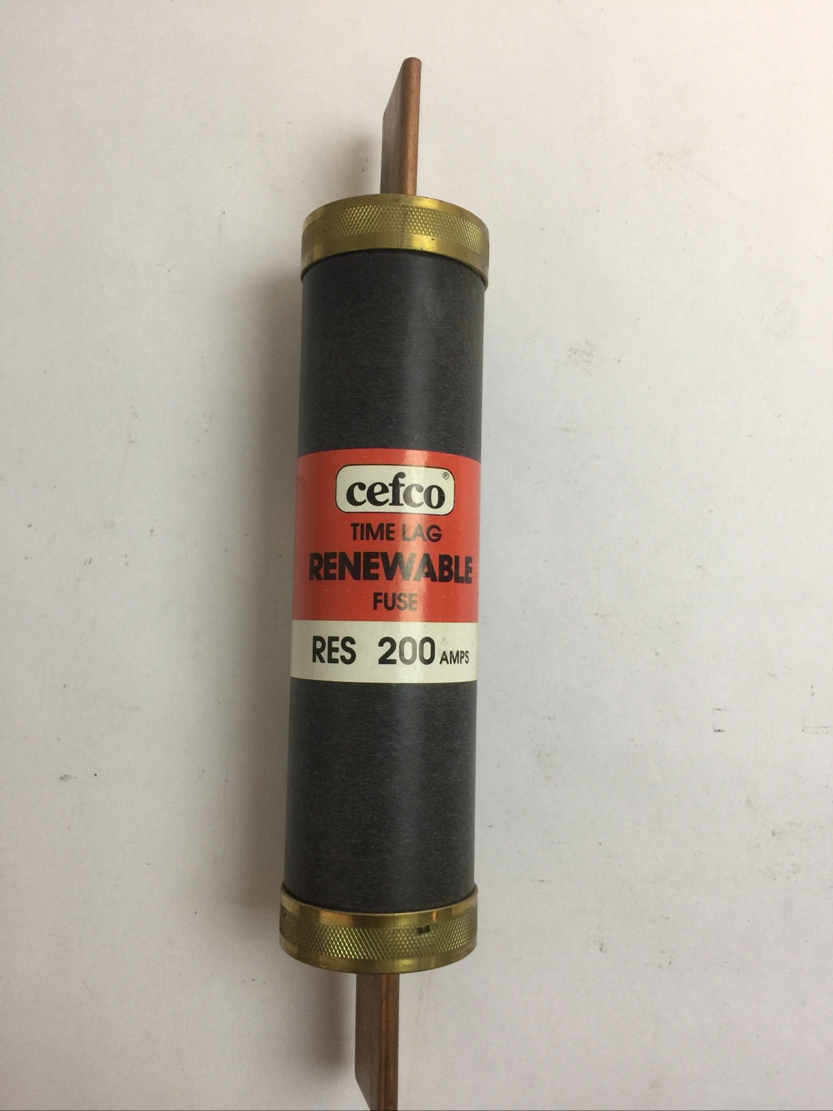 CEFCO RES200 CLASS H TIME LAG RENEWABLE FUSE 200AMP 600VAC