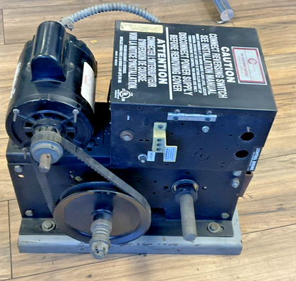 COOKSON H331ML ROLLER DOOR MOTOR 115V 1PH 60HZ 125FT.LB/SEC W/D1742 1/3HP