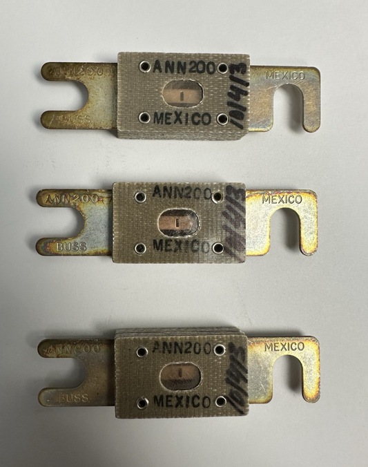 BUSSMANN ANN-200 200 AMP FUSE LIMITER ANN200 LOT OF 3