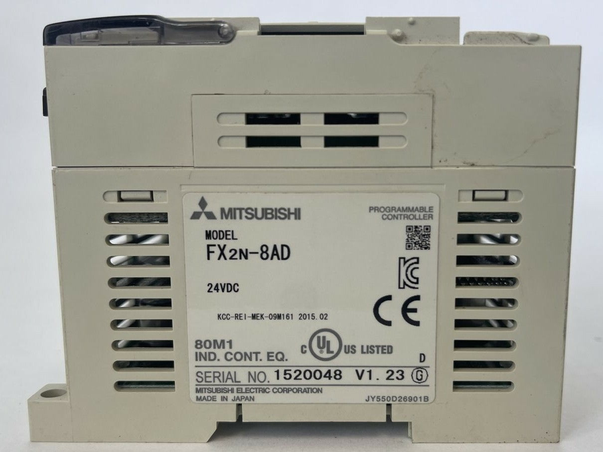 MITSUBISHI FX2N-8AD PROGRAMMABLE CONTROLLER 24VDC