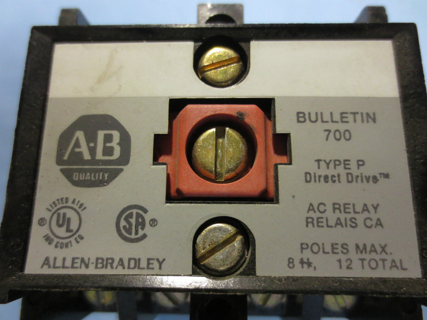 ALLEN-BRADLEY 700-P400A1 Ser. B - AC RELAY