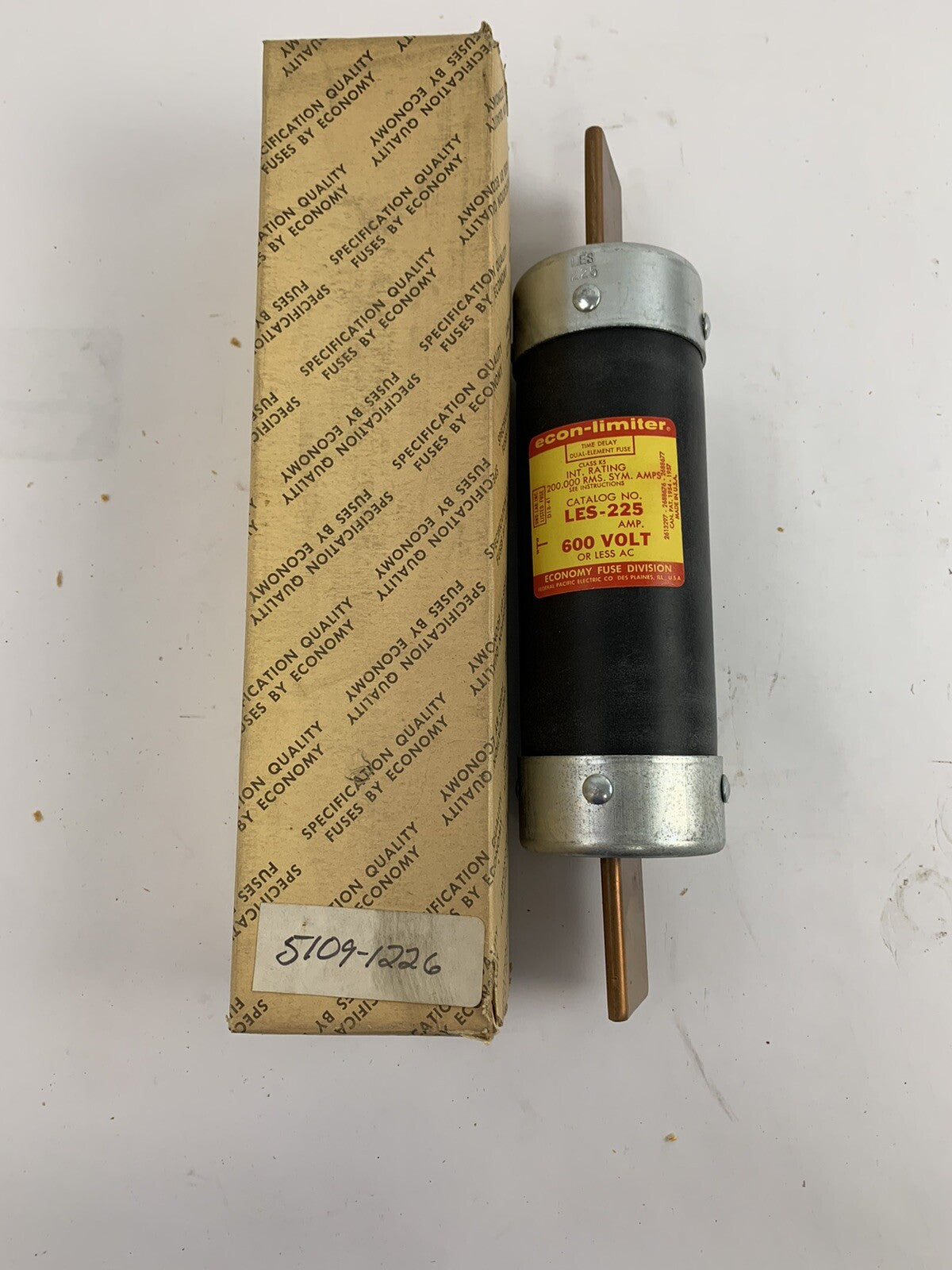 Economy Fuse LES-225 225A 600V Class K5 Fuse