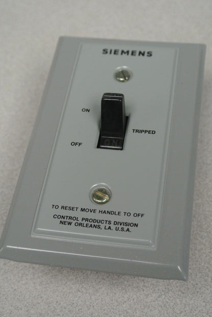 SIEMENS MSF11T1FL FRACTIONAL HP MANUAL STARTER / 277V MAX / 1-POLE / NEW SURPLUS