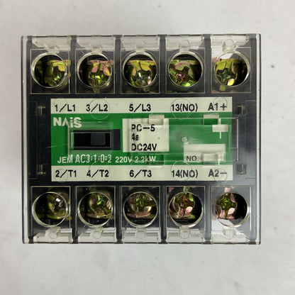 NAIS PC-5-4a-DC24V BMNP650504 CONTACTOR