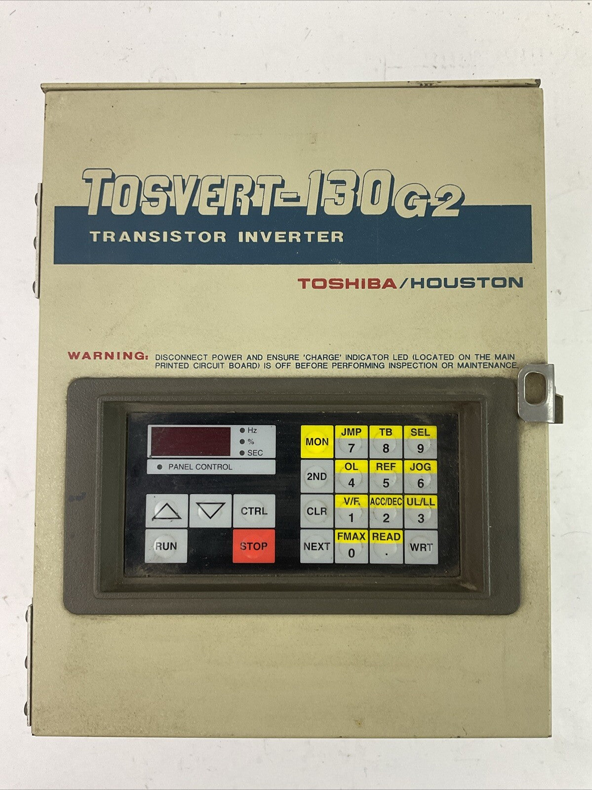 TOSHIBA TOSVERT-130G2 TRANSITOR INVERTER VT130G2+4025 2.5kVA 2HP OUTPUT 400V