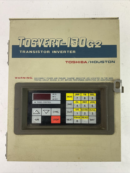 TOSHIBA TOSVERT-130G2 TRANSITOR INVERTER VT130G2+4025 2.5kVA 2HP OUTPUT 400V