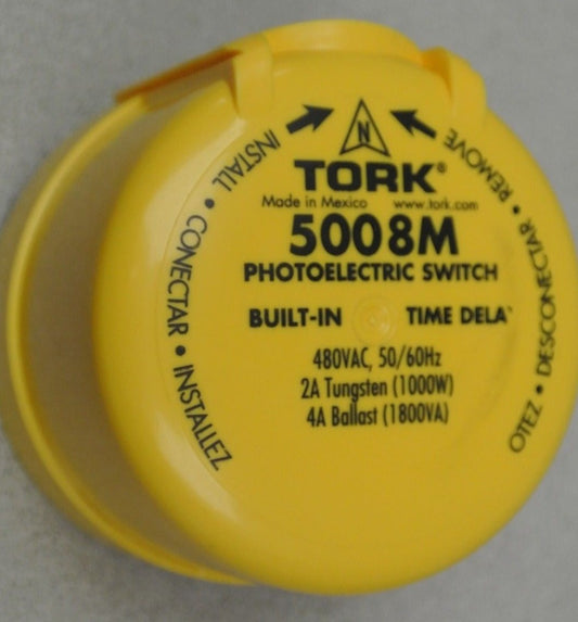 TORK 5008M PHOTOCONTROL / PHOTOELECTRIC SWITCH / 480VAC / NEW SURPLUS