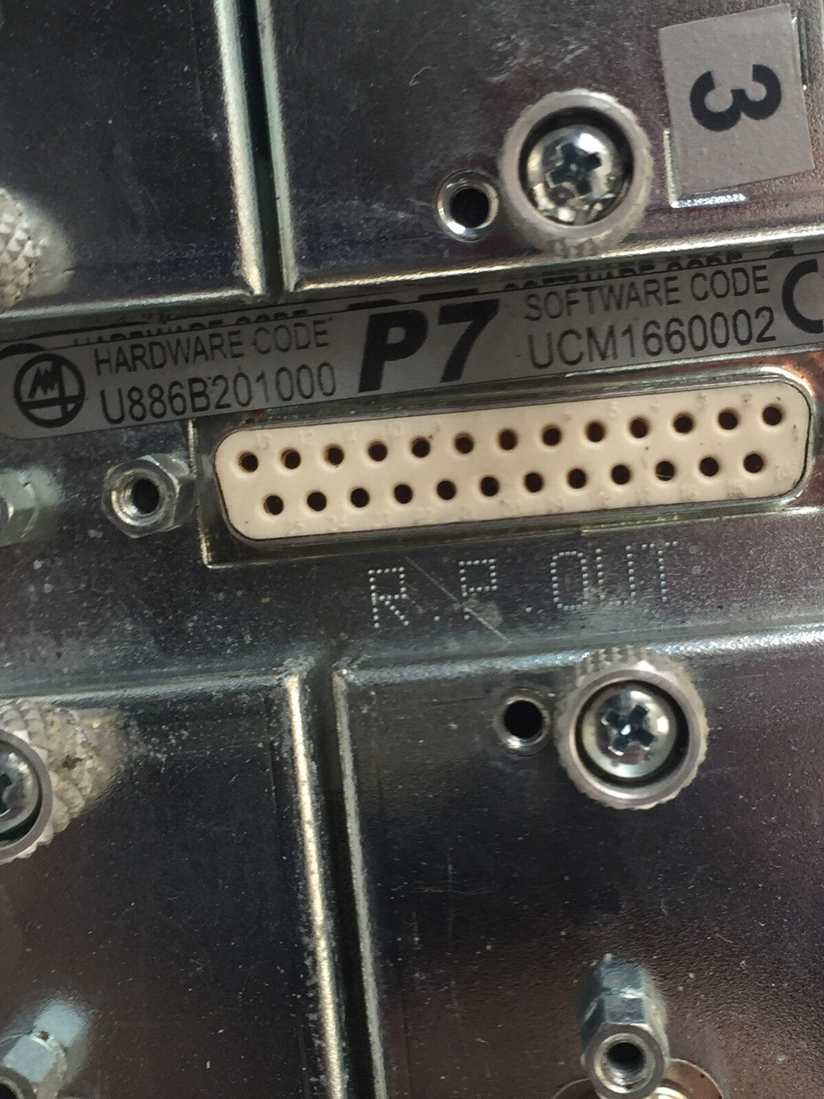 MARPOSS P7 U886YM00003 U886B201000 24VDC