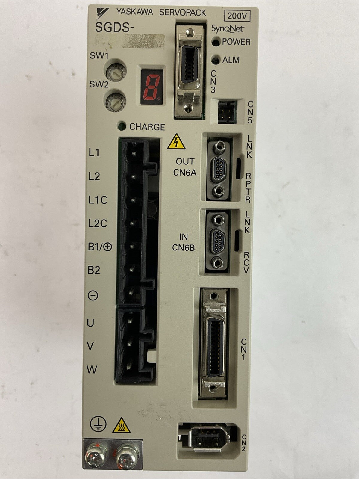 YASKAWA SGDS-01A72AY582-E SERVOPACK 230VAC SERVO DRIVE