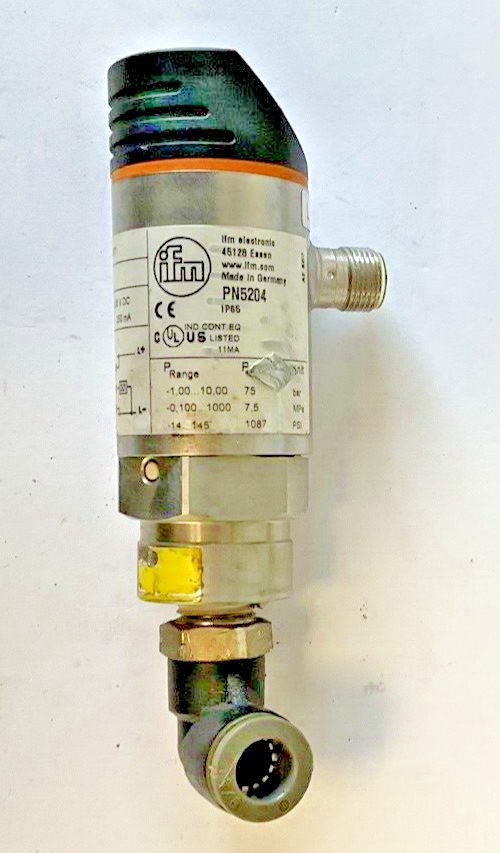 IFM PN5204 PRESSURE SWITCH 1/4NPT PSI 1087