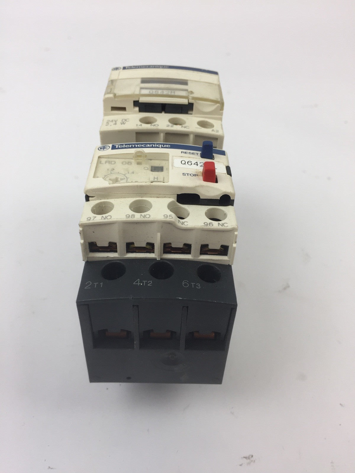 TELEMECANIQUE LC1D09BL CONTACTOR LRD06 OVERLOAD RELAY LAD4TBDL 24V