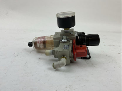 SMC AW20K-01BM-R REGULATOR VHS20-01-R SHUT OFF VALVE