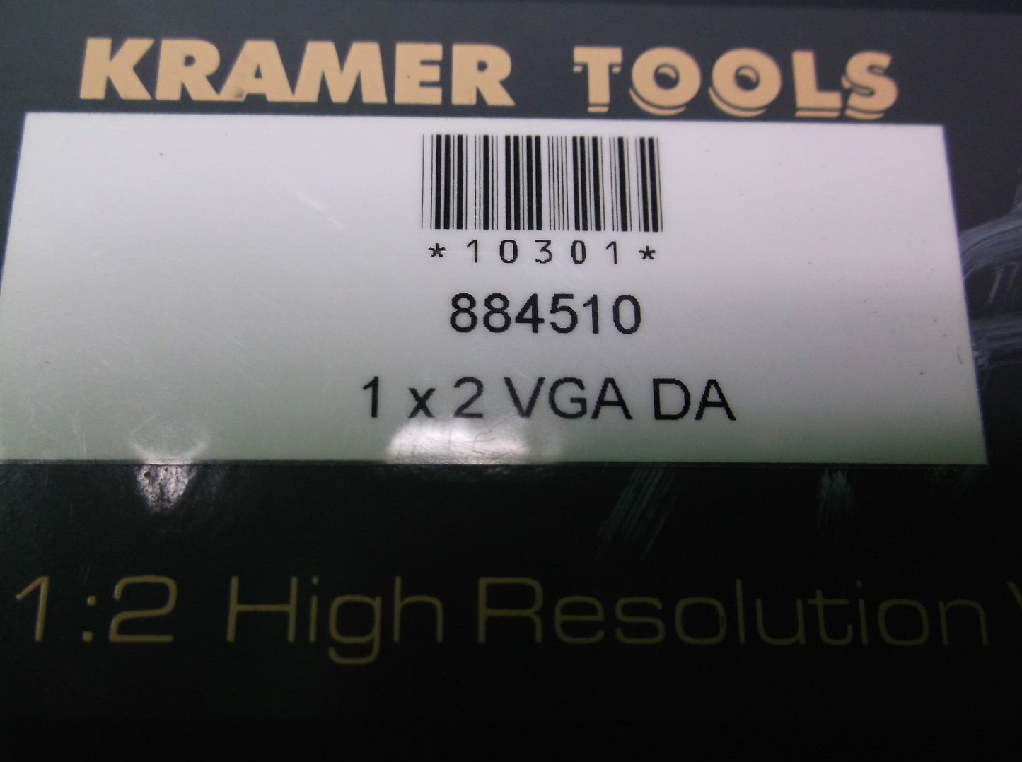 KRAMER TOOLS VP-200 1:2 HIGH RESOLUTION VGA DA - 1 INPUT, 2 OUTPUTS