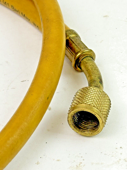 YELLOW JACKET - PLUS II 60" 1/4" CHARGING HOSE - YELLOW - 3000 PSI / 600 PSI