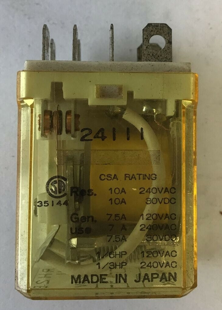 IDEC RH2B-U RELAY DC24V 10A 30VDC 240VAC***LOTOF3***