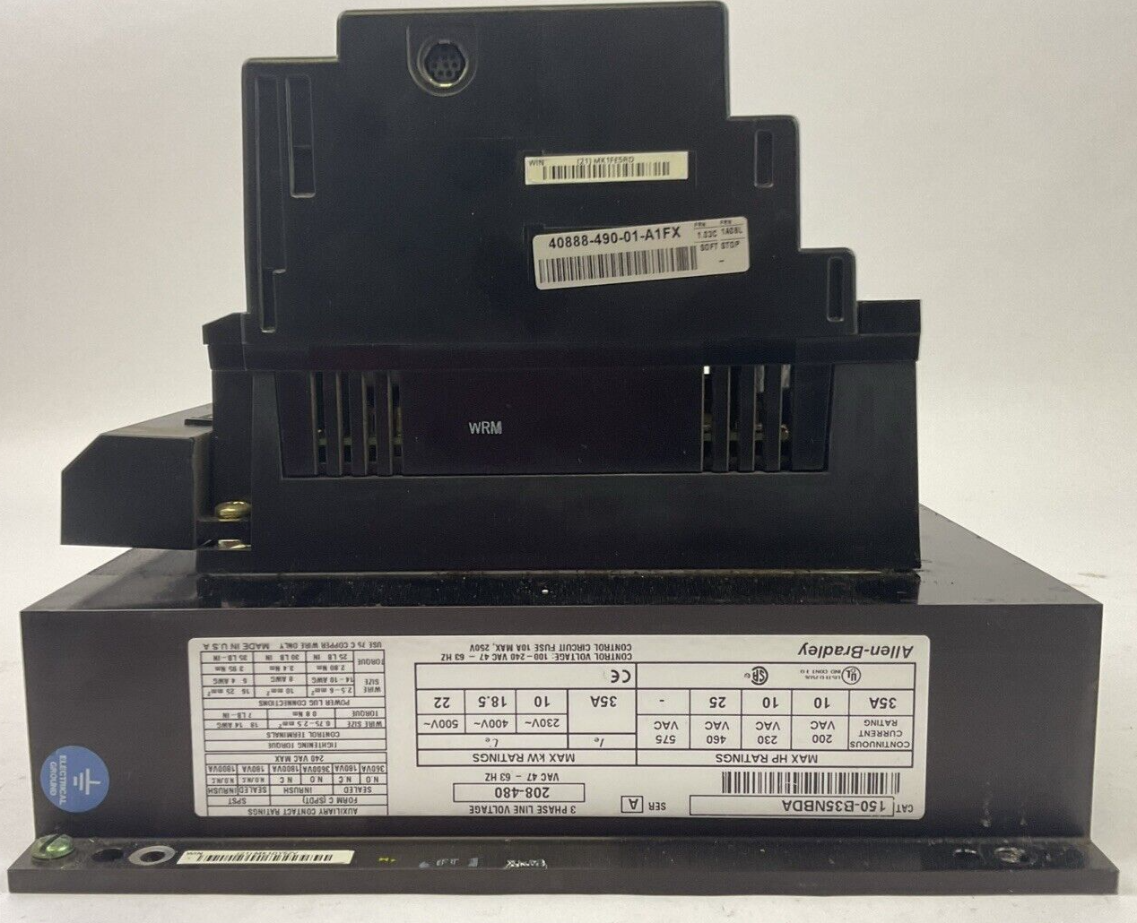 ALLEN BRADLEY 150-B35NBDA SER A SMC DIALOG PLUS CONTROLLER 35A 460VAC 25HP