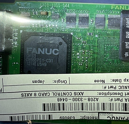 FANUC A20B-3300-0448/13B AXIS CONTROL CARD 8 AXES CIRCUIT BOARD