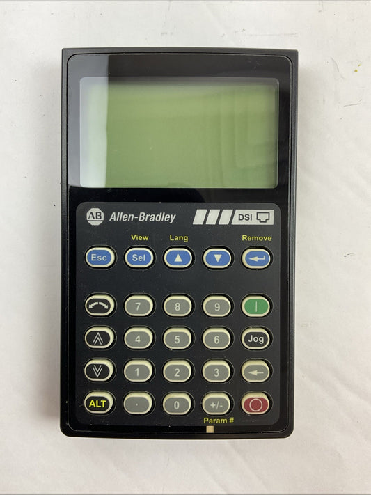 ALLEN BRADELY 22-HIM-A3 SER C FIRMWARE V3.001 HAND HELD LCD INTERFACE MODULE