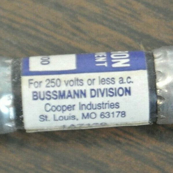 BOX of 10 / BUSS FNA15/100 FUSETRON FUSE / 15/100A (.15A) / 250V / NEW SURPLUS