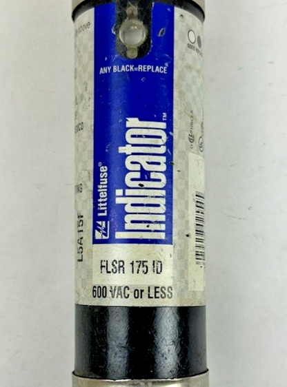 LITTELFUSE FLSR 175 ID 175A 600VAC/300V RK5 TIME DELAY INDICATOR FUSE