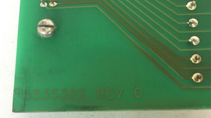 YASKAWA MOTOMAN 5535392 BREAK OUT MODULE BOARD REV 0
