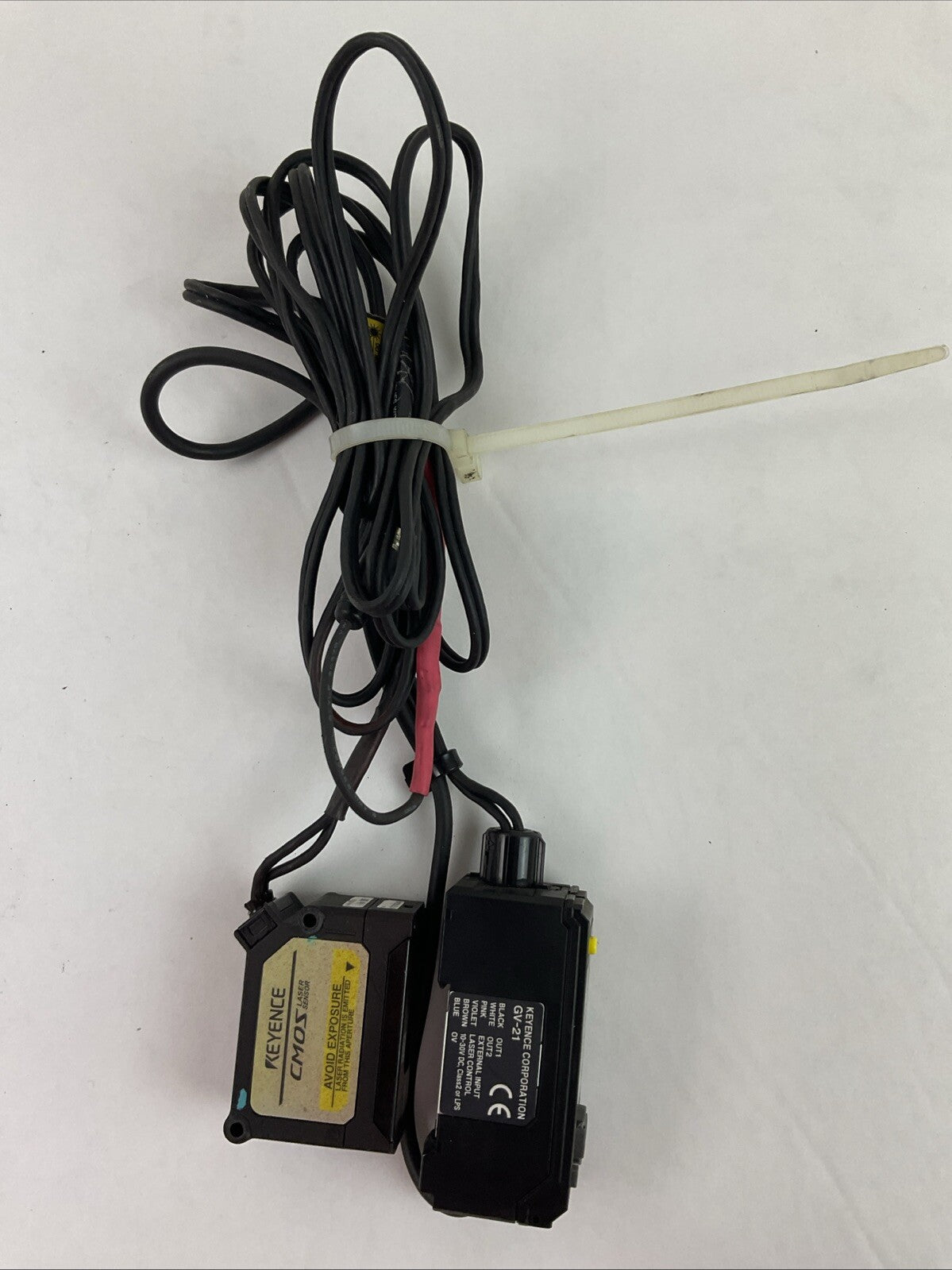 KEYENCE GV-H130 + GV-21 LASER SENSOR