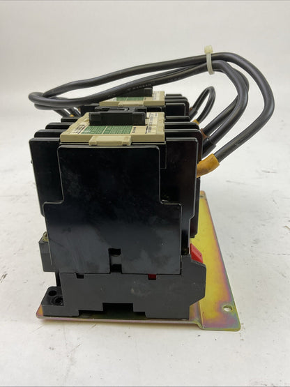 MITSUBISHI REVERSING CONTACTOR S-K35 60A COIL 200V