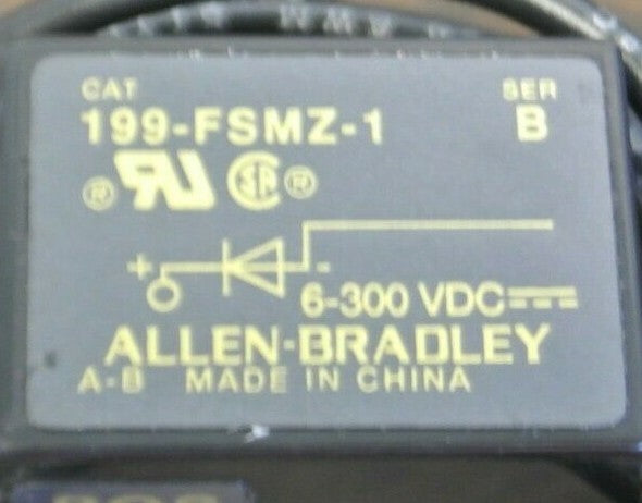 LOT of 3 / ALLEN-BRADLEY 199-FSMZ-1 DIODE SURGE SUPPRESSOR, 6-300VDC NEW SURPLUS