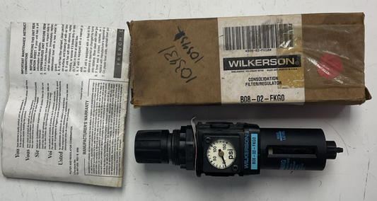 WILKERSON B08-02-FKG0 CONSOLIDATION FILTER/REGULATOR 150PSI