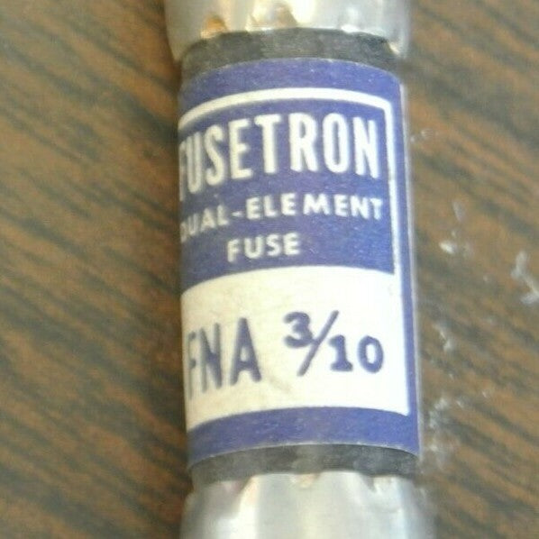 BOX of 10 / BUSS FNA-3/10 DUAL-ELEMENT MIDGET FUSE / 3/10A / 250V / NEW SURPLUS