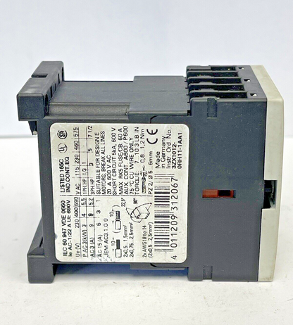 SIEMENS - 3RT1316-1BB40 - AUXILIARY CONTACT -AC-1, 12 kW/400VAC-1, 18A,24VDC,4P