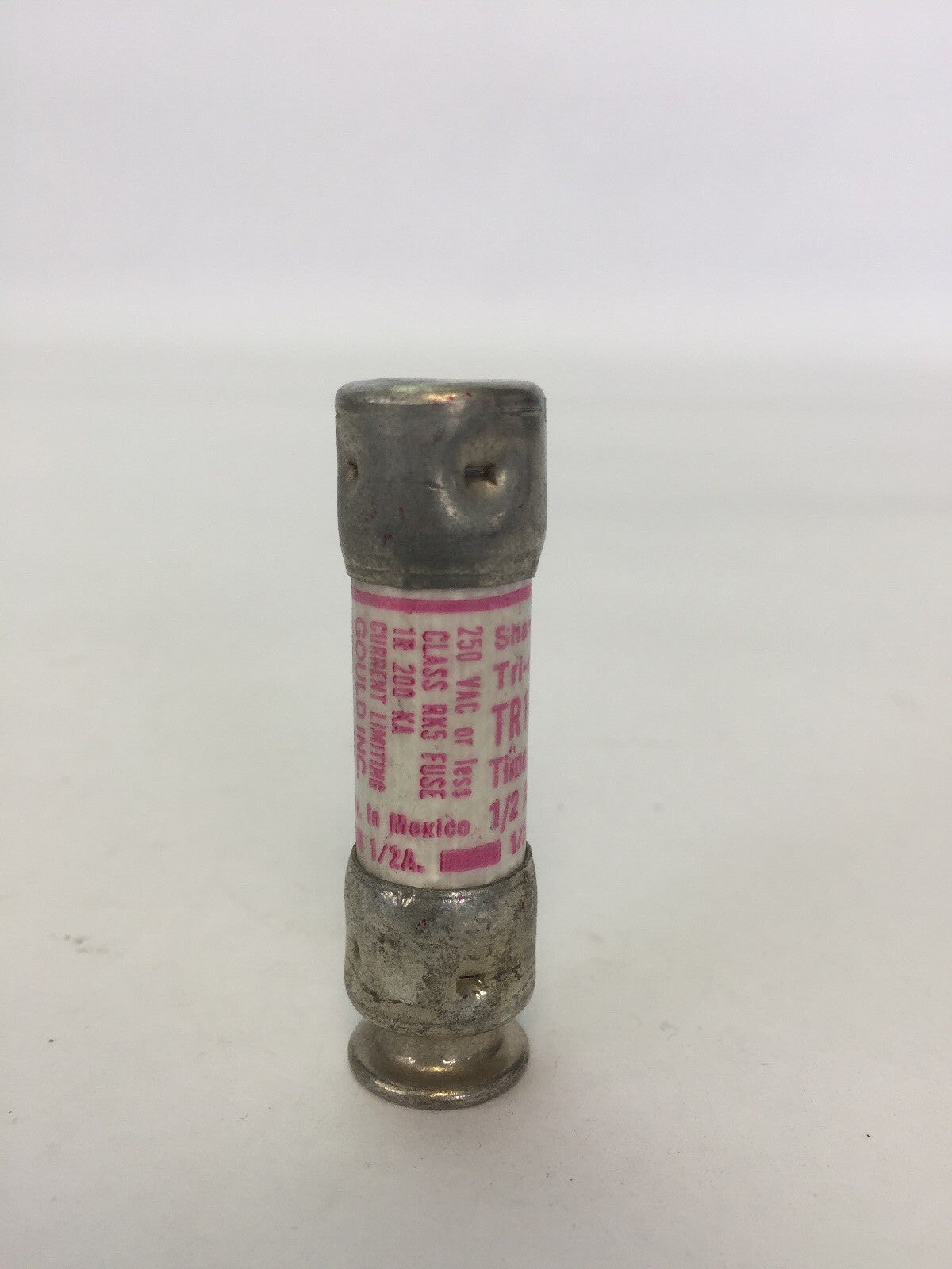GOULD SHAWMUT TR1/2R FUSE 0.5A 250VAC (LOT OF 8)