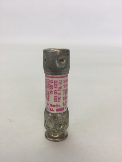 GOULD SHAWMUT TR1/2R FUSE 0.5A 250VAC (LOT OF 8)