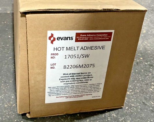 EVANS 17051/SW HOT MELT ADHESIVE ***BOX OF 7***