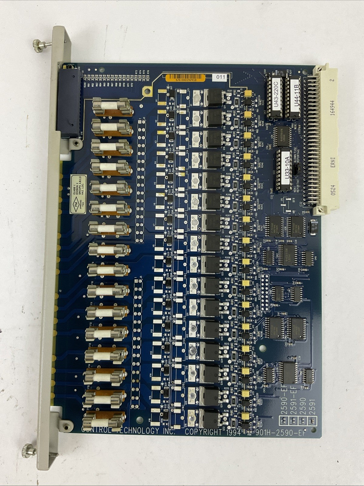 CONTROL TECHNOLOGY 901H-2590-EF ISOLATED 16 PT DC OUTPUT MODULE