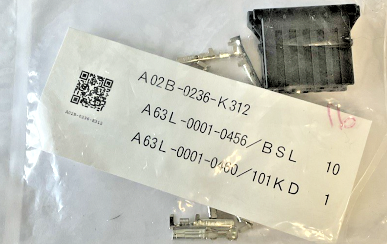 FANUC A02B-0236-K312 CONNECTOR A63L-0001-0456/ A63L-0001-0460***LOTOF2***