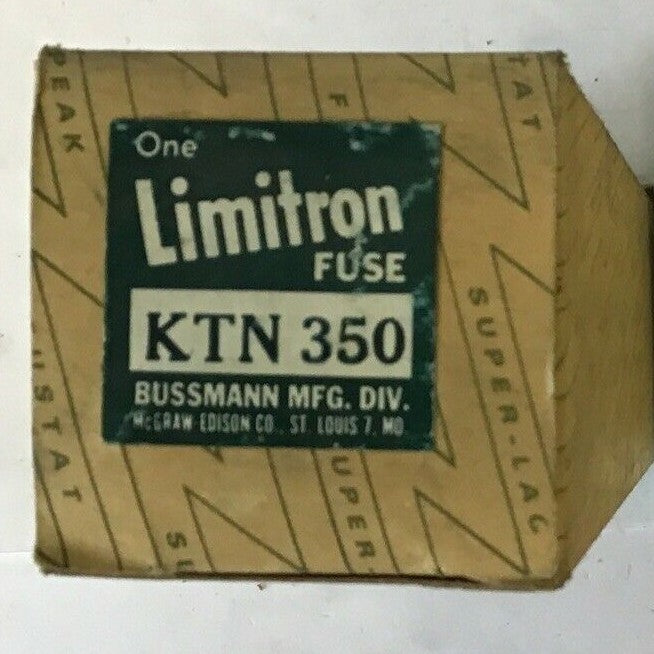 LIMITRON KTN 350 FAST-ACTING FUSE CLASS K1 250VAC 350A***LOTOF3****