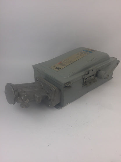 GOULD I-T-E F353H-CH FUSIBLE SAFETY SWITCH 600VAC 250VDC 100AMP 3PH 75HP 3 POLE