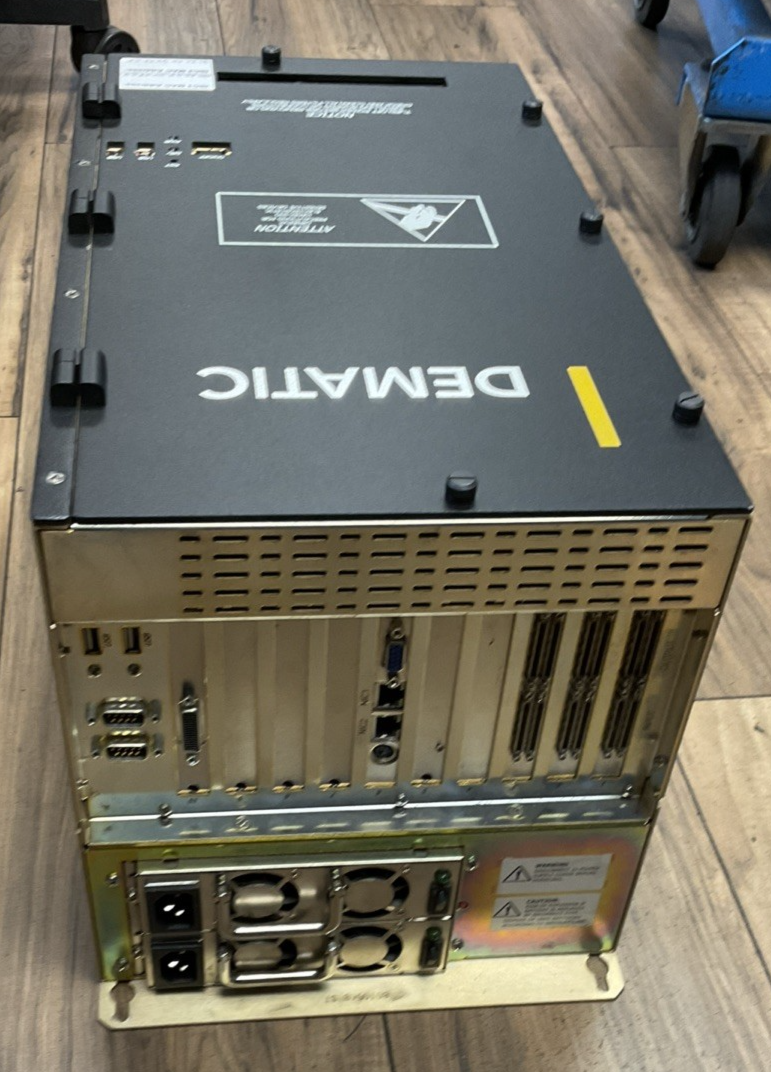 SYSTEL DEMATIC SBX2003 2003RAP-1000 REV C INDUTRIAL COMPUTER 120VAC/240VAC 8A/4A