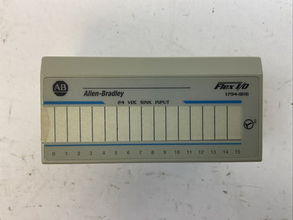 ALLEN BRADLEY 1794-IB16 SER A REV B01 INPUT MODULE