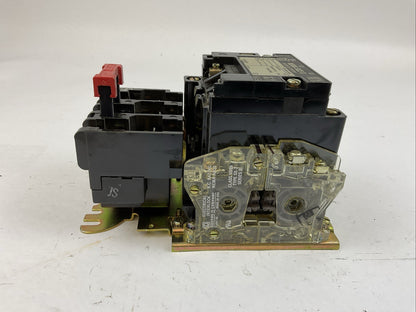 SQUARE D 8536SBG2 SIZE 0 STARTER 600VAC 5HP B14 HEATERS 31041-400-42 COIL 120V
