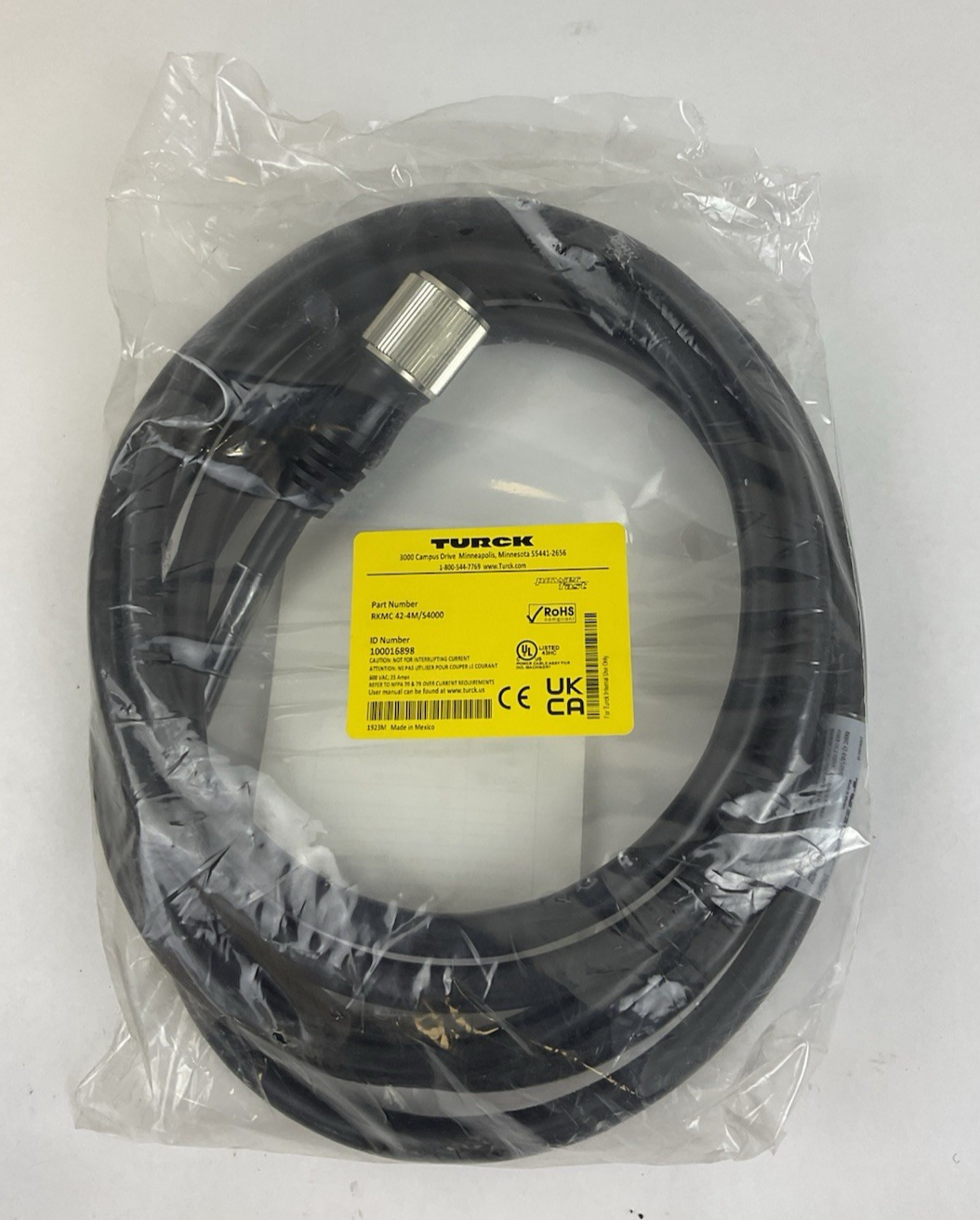 RKMC 42-4M/S4000 Power Cordset – Connection Cable