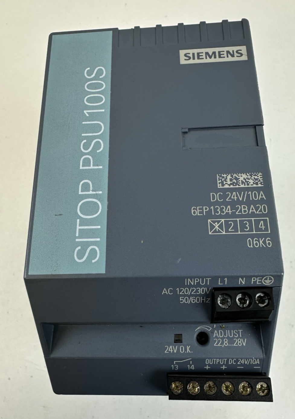 Siemens 6EP1334-2BA20 SITOP Power Supply 24VDC 10A 120/230VAC